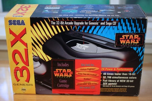 Sega Genesis 32X Add-On Console Complete System CIB in Box NM OEM Rare Star Wars - Picture 2 of 15