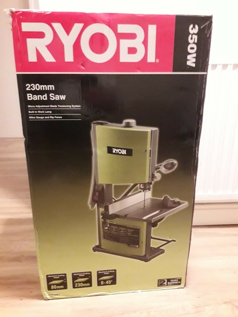 Ryobi RBS904 9” 230mm Bench Top Bandsaw Band Saw Table Wood Cutting