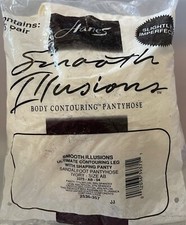 HANES SMOOTH ILLUSIONS PANTYHOSE SLIGHTLY IMPERFECT PKG/3 IVORY SIZE AB