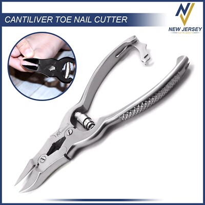 Cantilever Nail Cutter Clipper Heavy Duty Thick Chiropody Podiatry Nails Care