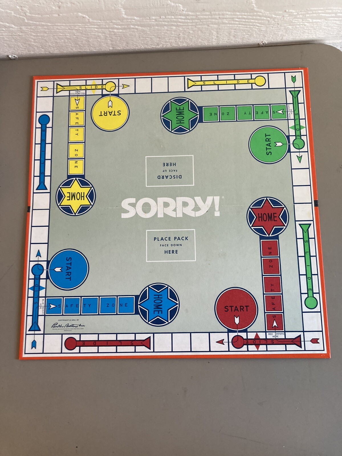 1950 Sorry board game replacement part, 1950 Replacement Board Only | eBay