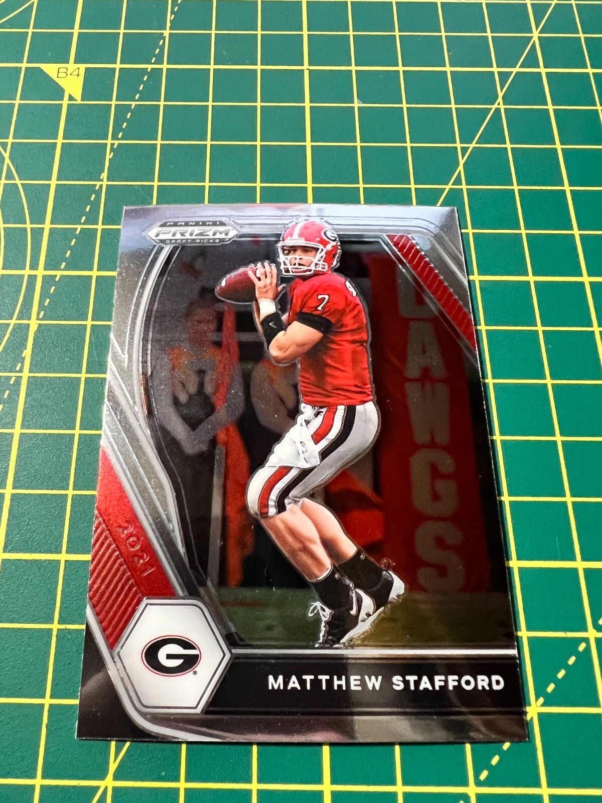 Matthew Stafford 2021 Panini Prizm Draft Picks Silver #19 Georgia Bulldogs