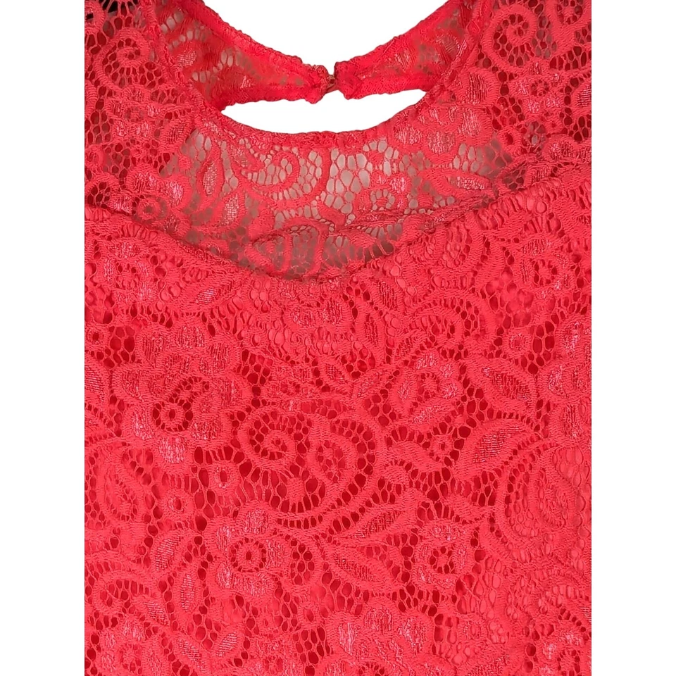 Conjunto de Vestido Tween Diva Niñas Talla 14 Dos Piezas Encaje Albaricoque Fluido Caprichoso Tul Foto 3 de 4