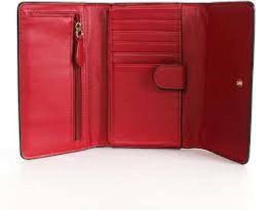 Coach Smooth Red Currant Leather XBody CrossBody Bag Wallet 63154 Small Macys - Picture 2 of 2