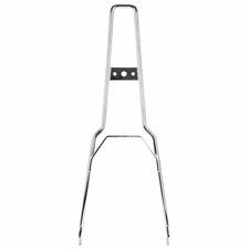 Gasbox Chrome Square Top Chopper Sissy Bar Flat Fender Box Tail Light