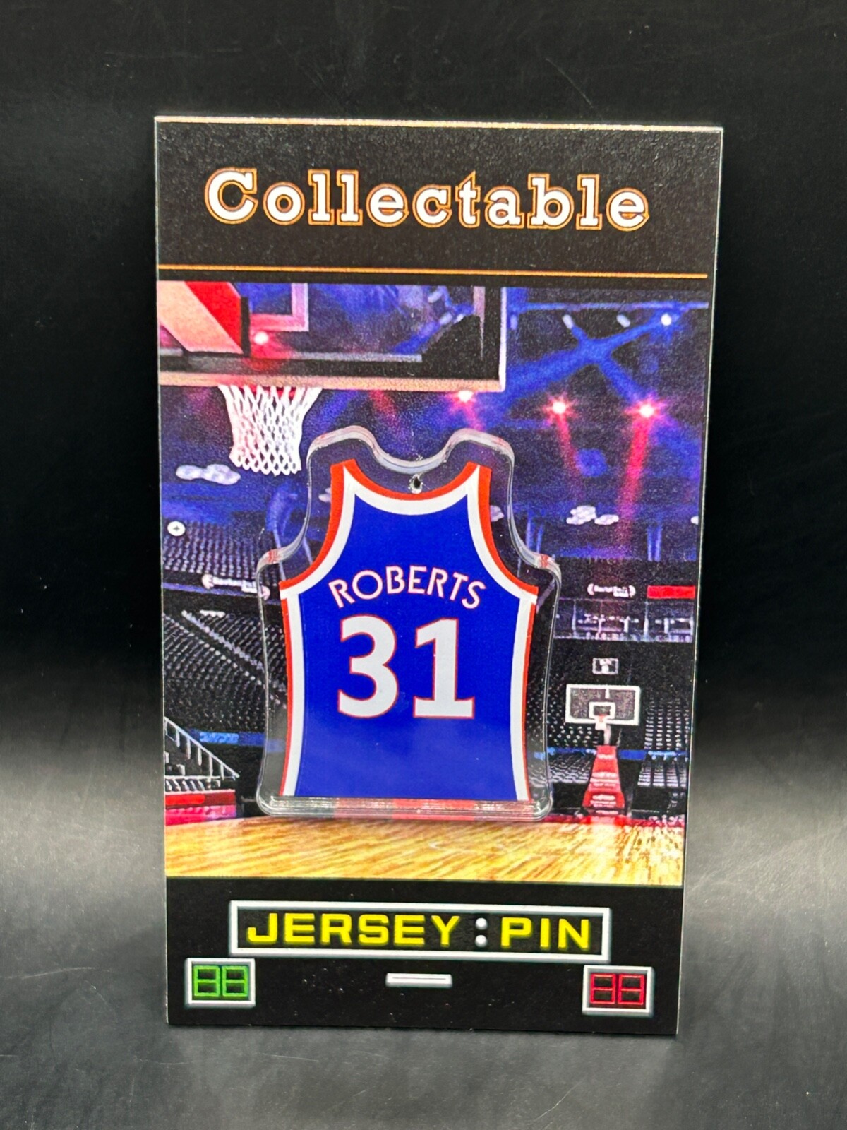 Kentucky Colonels Marv Roberts 1974-75 ABA Champions collectible jersey lapel pin