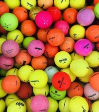 5 Dozen Assorted Color Used Golf Balls 5A Mint/4A Mix Quality
