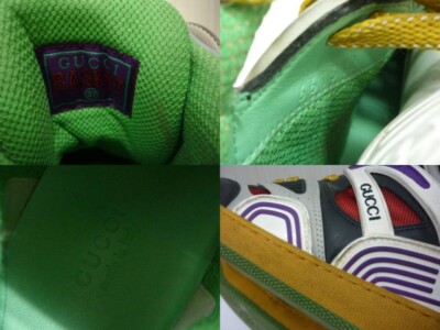 【GUCCI】lady's カウンターシューズ GGロゴ マルチカラー 35.5 GUCCI】lady's カウンターシューズ GGロゴ マルチカラー 35.5