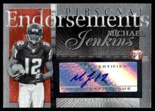 2004 Topps Pristine Personal Endorsement Michael Jenkins Auto RC Falcons #PE-MJ