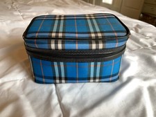 Authentic Burberry Cosmetic Travel Case - Classic Logo