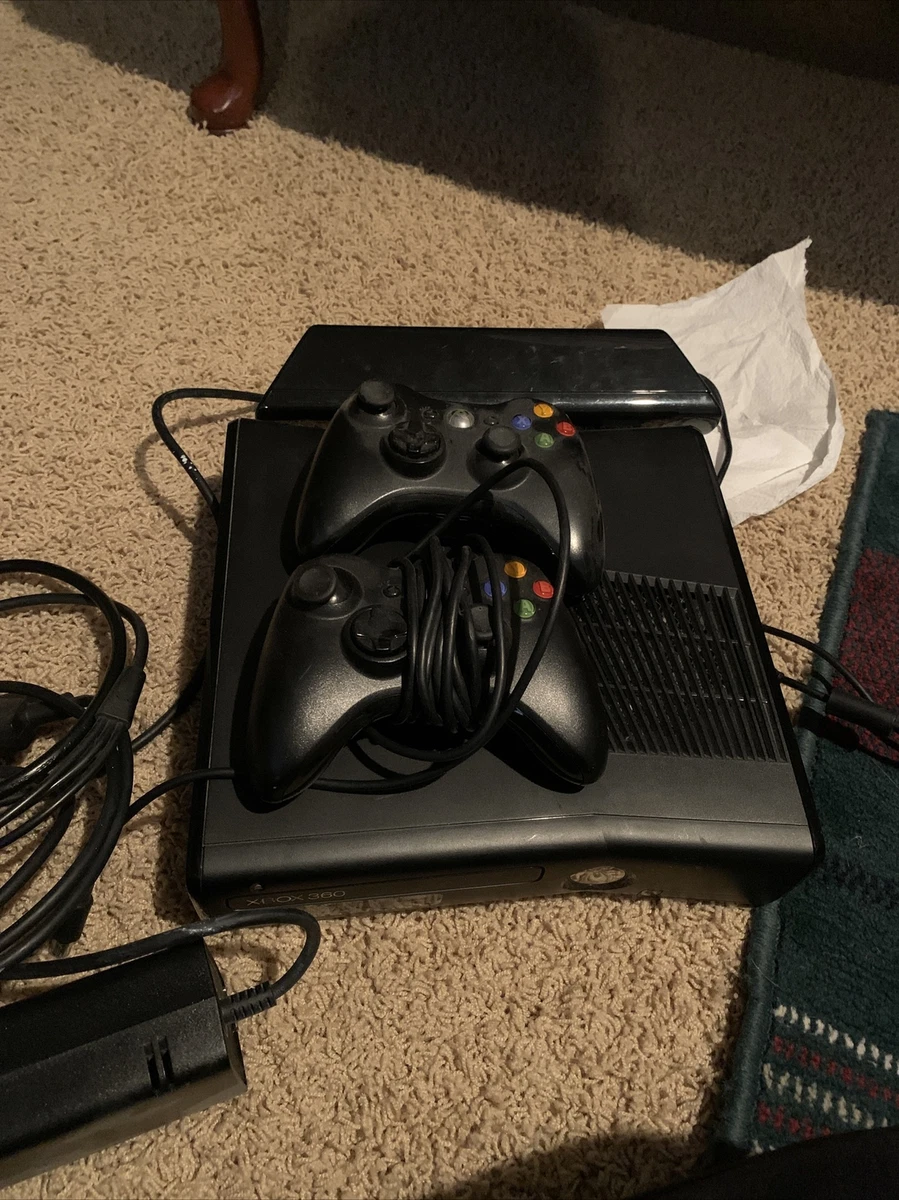 Restored Microsoft Xbox 360 E Slim 4GB Console with Kinect Sensor