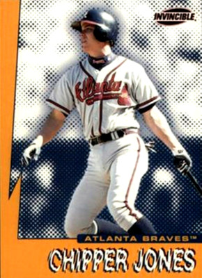 1999 Pacific Invincible Seismic Force #2B Chipper Jones Atlanta Braves HOF