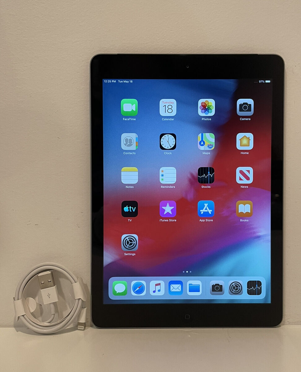 READ Apple iPad Air 1st Gen. 64GB, Wi-Fi +Cellular (Verizon), 9.7in - Space Gray READ Apple iPad Air 1st Gen. 64GB, Wi-Fi +Cellular (Verizon), 9.7in - Space Gray