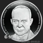 2022 1OZ Dwight Eisenhower Proof  Silver Shield "In-Hand" Presidential Series AG