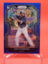 Daz Cameron 2021 Prizm Baseball RC #177 Tier 2 Blue Mojo 174/199 Detroit Tigers 