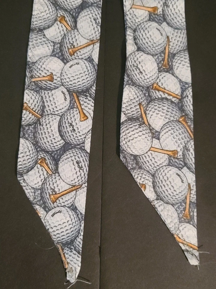De colección NUEVO "CRAZY COOL TIES" Diadema de Enfriamiento Temática de Golf Cuello Por Pam MacGregor Foto 2 de 4