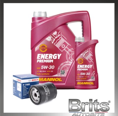 SERVICE FILTER KIT FOR MAZDA CX-5 2.2 12- ONWARDS BOSCH OIL FILTER & 6L OIL 5W30