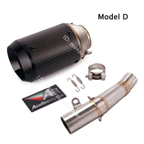 Slip for Yamaha YZF R6 2006-2023 Exhaust Link Pipe Muffler Tips Modified System - Picture 7 of 10