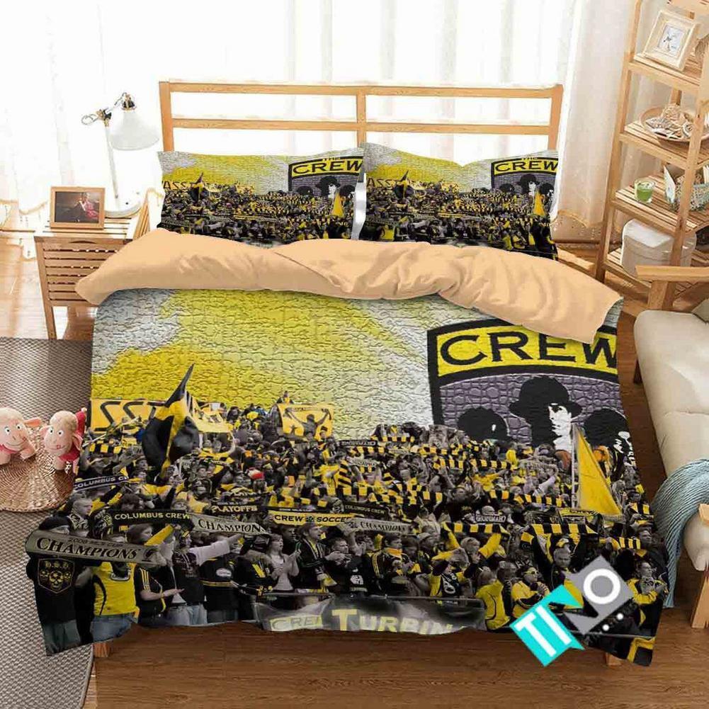 Mls Columbus Crew Sc 2 Logoduvet Cover s Quilt Duvet Cover Set Bedclothes