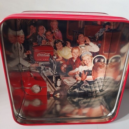 Coca Cola Tin Box Retro metal coke can - Picture 4 of 12