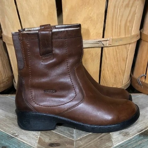 Keen Tyretread Leather Ankle Slip On 