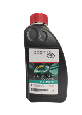 Toyota Long Life Antifreeze 1L  37°C Pink Ready Mix 0888980150