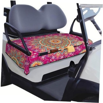 Boho Golf Cart Seat Covers, Bohemia Golf Cart Seat Towel Blanket for 2-Seat