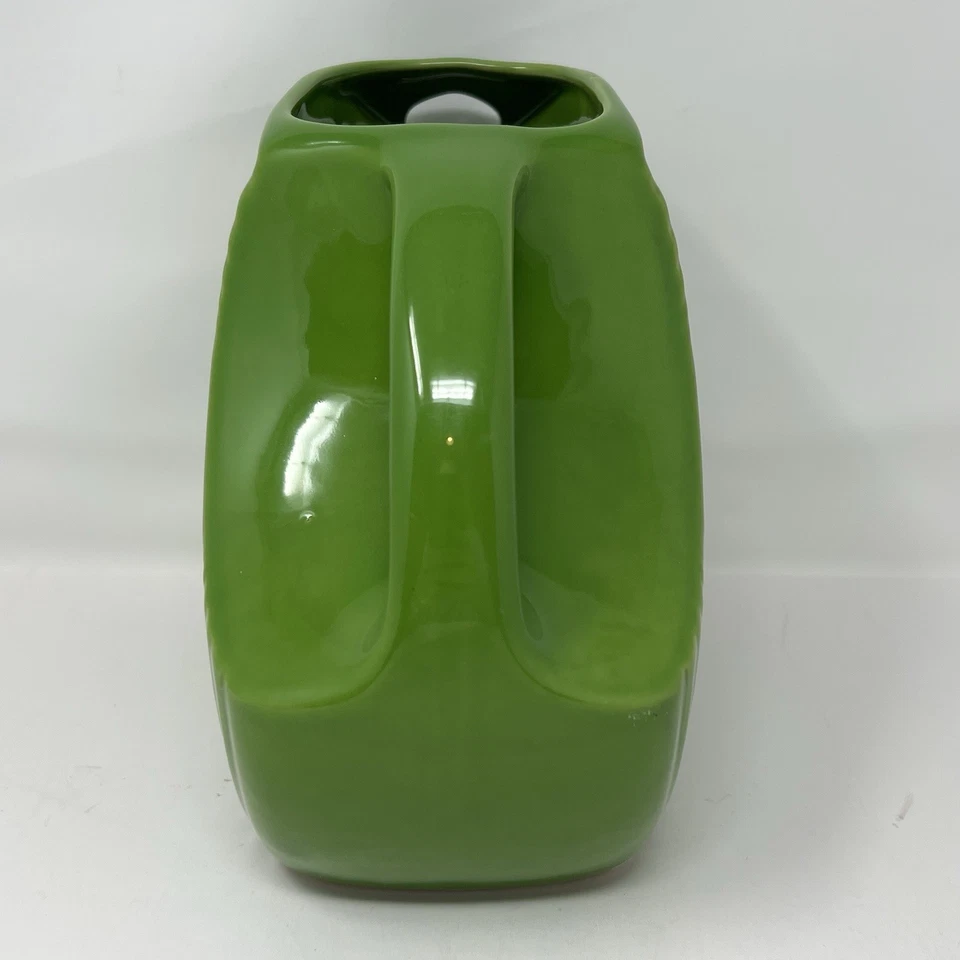Vintage Fiesta Shamrock Green Large Disk Pitcher Retired - Image 3 of 4