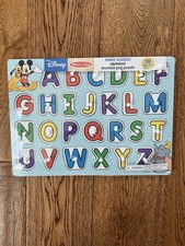Melissa and Doug Disney classics alphabet wooden peg puzzle