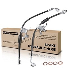 Front Side Brake Hydraulic Hoses Compatible with Front Driver and Passenger