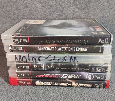 Lot Of (6) PS3 PlayStation 3 Games Disc Only (See Description) ((PLEASE READ))