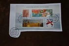 GB 2007 Celebrating England m/s, Commemorative stamps on Piece, Used, ex FDC