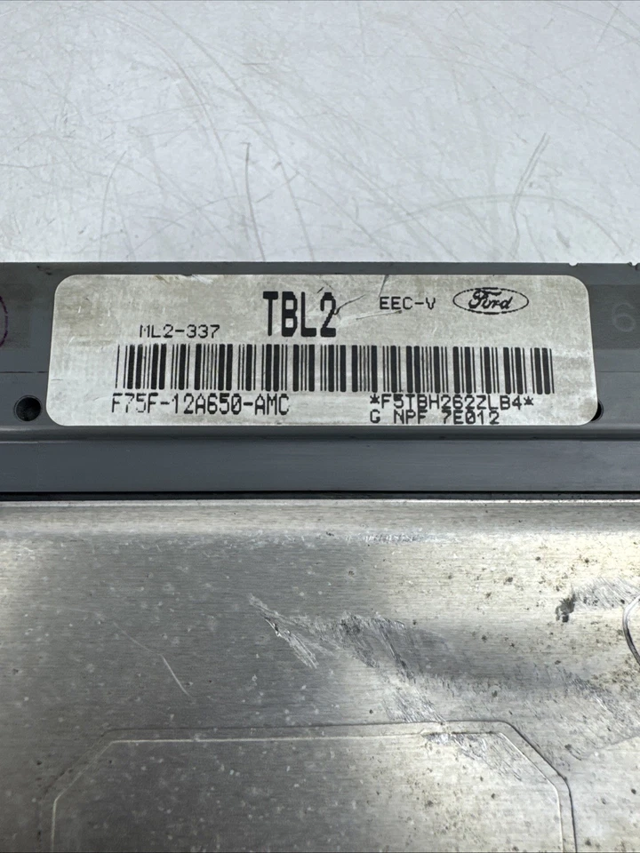 1997 Ford F-150 Engine Control Module F75F-12A650-AMC - Image 3 of 4
