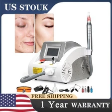 Q-Switch ND YAG Laser Tattoo Removal Machine with Ruby Handpiece & IR Aiming