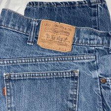 Levis Jeans Size 36 x 32 Orange Tab 80s Vintage Faded USA Made 20505-0217