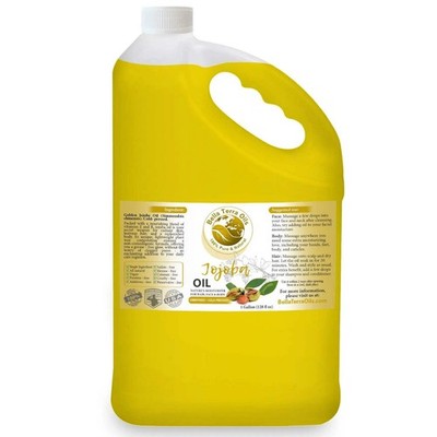 Natural Cold-Pressed Golden Jojoba Oil 100% Pure Skin Hair Face Moisturizer