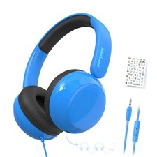 Headphones with Cord, Wired Headphones for with Microphone, Volume Limit, 3.5...