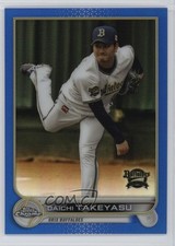2022 Chrome NPB Nippon Professional Baseball Blue Refractor Daichi Takeyasu 1r47