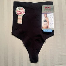 Maidenform Shapes Womens Firm High Waist Thong Size Medium Body Shape