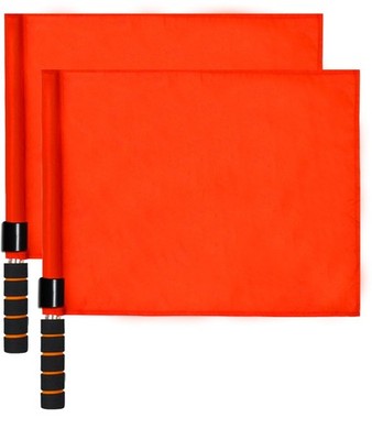 Volleyball Flags Line Judge, 2PCS Referee Flags Volleyball Lightweight Referee E