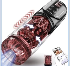 Male Masturbator Penis Pump - Male Sex Toys for Men Sex Toy Pocket Pussies 7 Thr