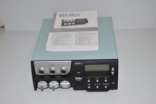 WELLER WXR3 WXR 3 CHANNEL SOLDERING STATION POWER UNIT 420WATTS 120VOLTS (AQX94)