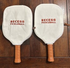 PAIR RECESS Pickleball Paddles Raquets Rackets w Covers USA Approved PageDuty