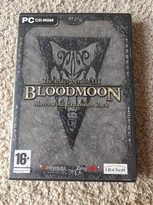 The Elder Scrolls 3 Bloodmoon Morrowind Expansion Pack PC 2003 Videospiel Z