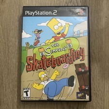 Simpsons Skateboarding (Sony PlayStation 2, 2002) Missing Manual - Tested/Works