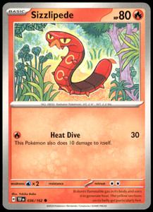Sizzlipede 036/162 Temporal Forces Common