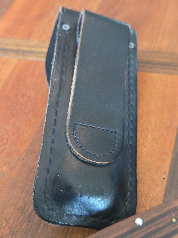 Vintage Buck 110 Folding Lock Back Hunting Knife w/Sheath 1972-1986 ...