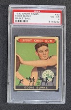 1933 Sport Kings - #33 Eddie Burke - PSA 4
