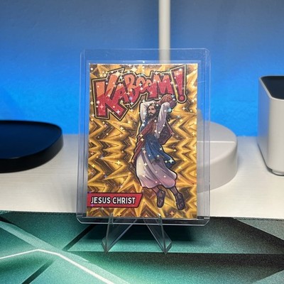 Jesus Christ Slam Dunk Sparkle Refractor Custom Art Card By OBX