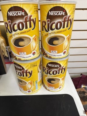 4 x Nescafe Ricoffy - 750 grams each. Lot Of 4 Cannisters